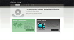 Desktop Screenshot of dhamma-eu.org
